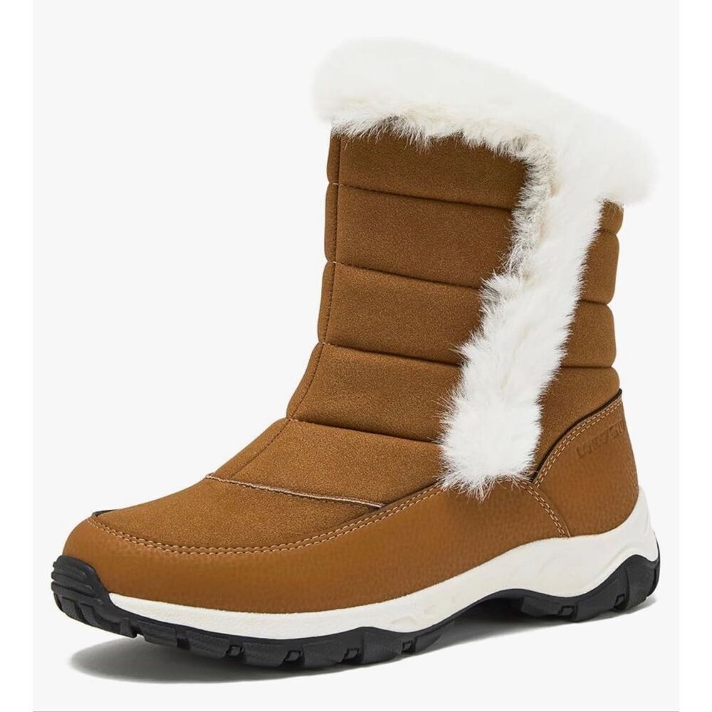 Lands' End Expedition Waterproof Insulated Womens Snow Boots Size 7.5